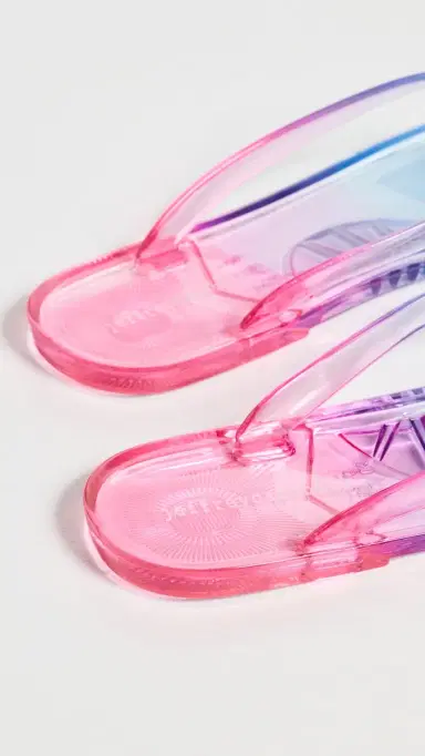 Jeffrey Campbell Beach Day Jelly Flip Flop Blue Fuchsia Gradient 7 | Thumbnail 4