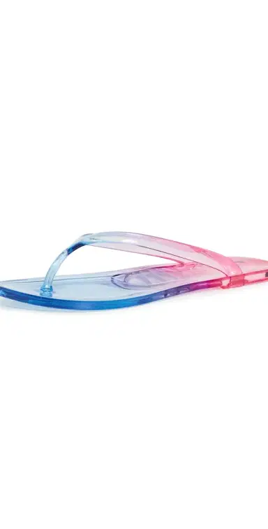 Jeffrey Campbell Beach Day Jelly Flip Flop Blue Fuchsia Gradient 7 | Thumbnail 1