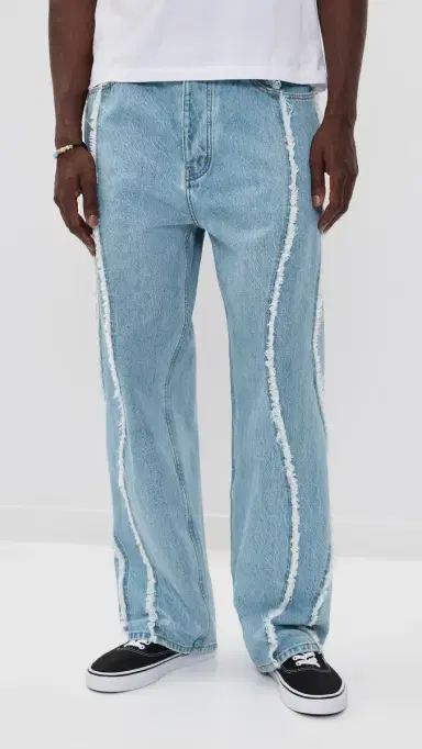 Nahmias Stone Wash Ollie Denim Jeans Light Indigo Denim | Thumbnail 2 Nahmias Stone Wash Ollie Denim Jeans Light Indigo Denim | Thumbnail 2