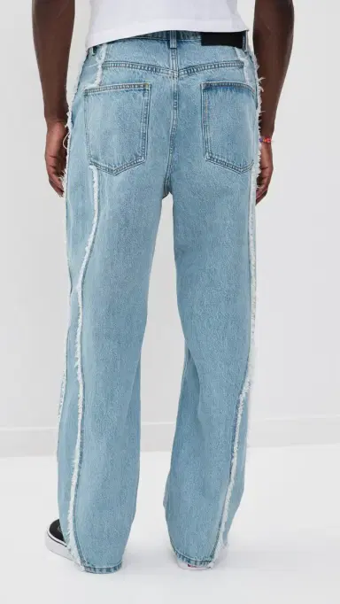 Nahmias Stone Wash Ollie Denim Jeans Light Indigo Denim | Thumbnail 3 Nahmias Stone Wash Ollie Denim Jeans Light Indigo Denim | Thumbnail 3