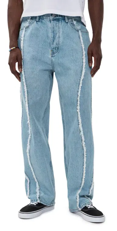 Nahmias Stone Wash Ollie Denim Jeans Light Indigo Denim | Thumbnail 1 Nahmias Stone Wash Ollie Denim Jeans Light Indigo Denim | Thumbnail 1