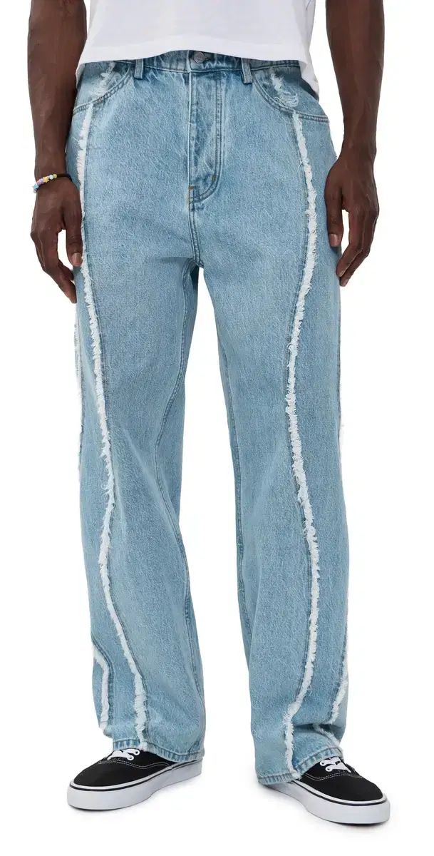 Nahmias Stone Wash Ollie Denim Jeans Light Indigo Denim