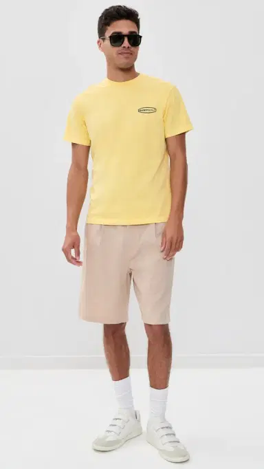 Quiet Golf Pro Shop T-Shirt Yellow | Thumbnail 5