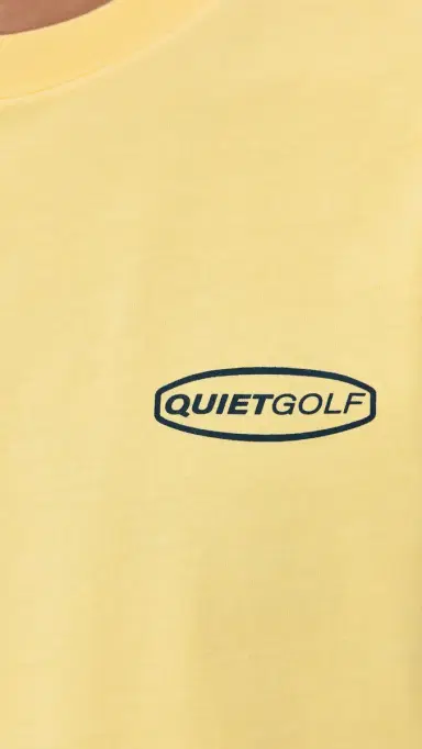 Quiet Golf Pro Shop T-Shirt Yellow | Thumbnail 6