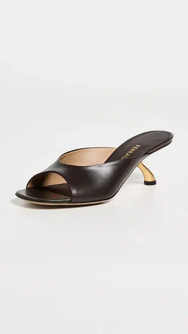 FERRAGAMO Igea Leather Mules T. Moro/Biscotto/Testa Di | Thumbnail 2 FERRAGAMO Igea Leather Mules T. Moro/Biscotto/Testa Di | Thumbnail 2