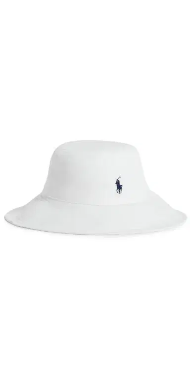 Polo Ralph Lauren Linen Sun Hat Deckwash White One Size | Thumbnail 1