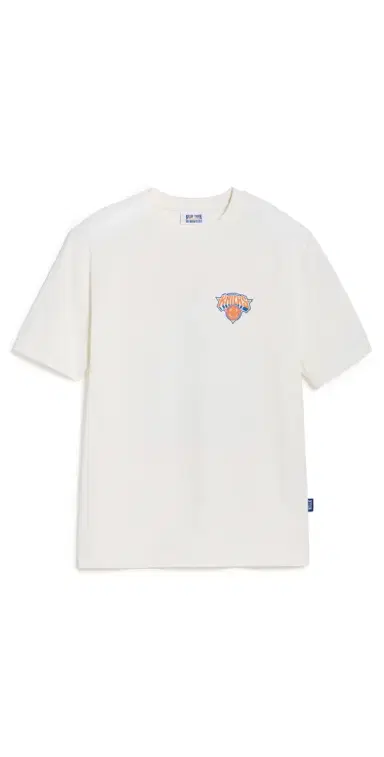 New York or Nowhere Knicks Skyscraper T-Shirt Off White | Thumbnail 1 New York or Nowhere Knicks Skyscraper T-Shirt Off White | Thumbnail 1