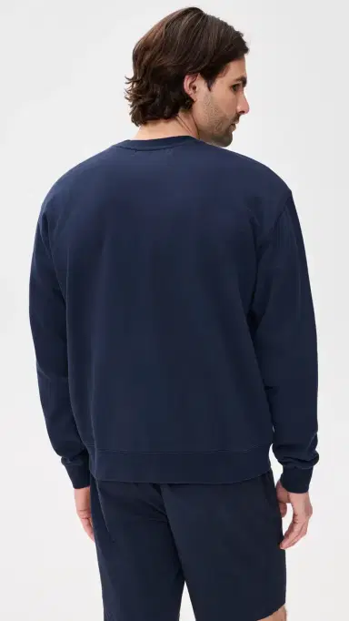 Quiet Golf JV Crewneck Sweatshirt Navy | Thumbnail 3 Quiet Golf JV Crewneck Sweatshirt Navy | Thumbnail 3