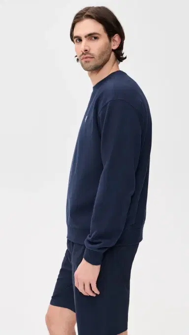 Quiet Golf JV Crewneck Sweatshirt Navy | Thumbnail 4 Quiet Golf JV Crewneck Sweatshirt Navy | Thumbnail 4