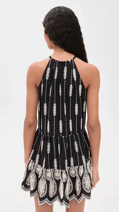 Ramy Brook Kaelyn Dress Black Lace L | Thumbnail 3