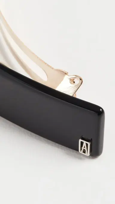 Alexandre de Paris Thin Hair Clip Black One Size | Thumbnail 4 Alexandre de Paris Thin Hair Clip Black One Size | Thumbnail 4