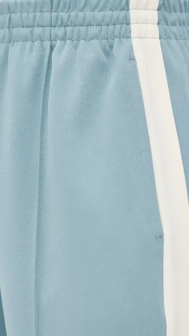 THE GREAT. The Wide Leg Track Pants Robin Blue | Thumbnail 6