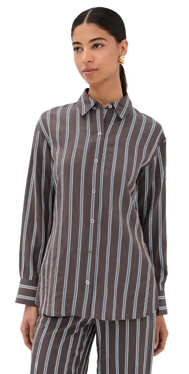 Lloyd Button Down Shirt Dark Mocha