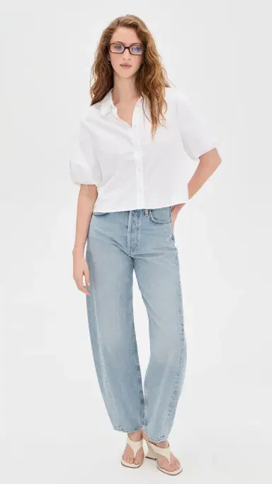 Generation Love Soo Pearl Poplin Shirt White/Pearl | Thumbnail 5