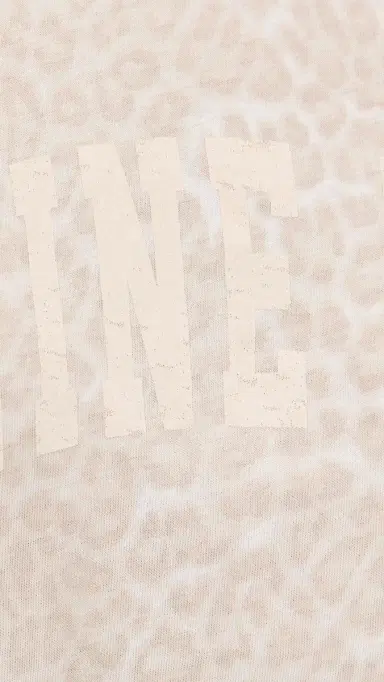 ANINE BING Cade Tee Washed White Leopard | Thumbnail 6 ANINE BING Cade Tee Washed White Leopard | Thumbnail 6