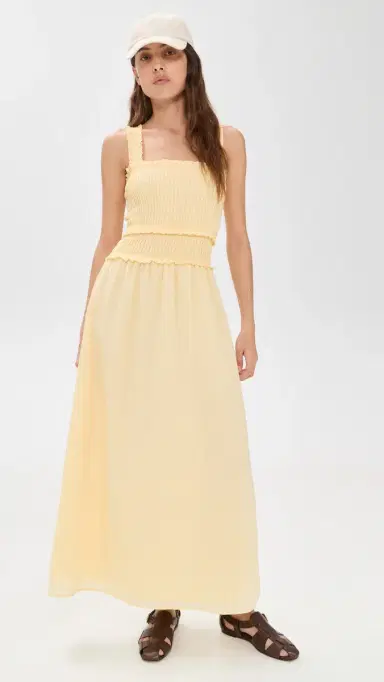 Hill House Home The Azalea Maxi Nap Dress Butter Yellow | Thumbnail 5 Hill House Home The Azalea Maxi Nap Dress Butter Yellow | Thumbnail 5