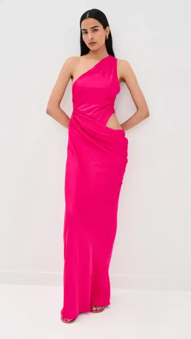 Misha The Isadora Satin Dress | Thumbnail 2 Misha The Isadora Satin Dress | Thumbnail 2