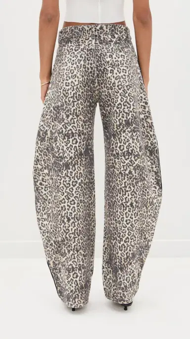 Lioness Horseshoe Jeans Onyx eopard Fade | Thumbnail 4