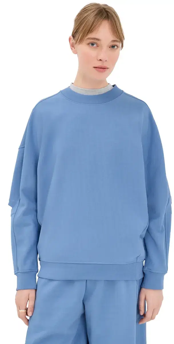 Cocoon Crewneck Sweatshirt Light Blue
