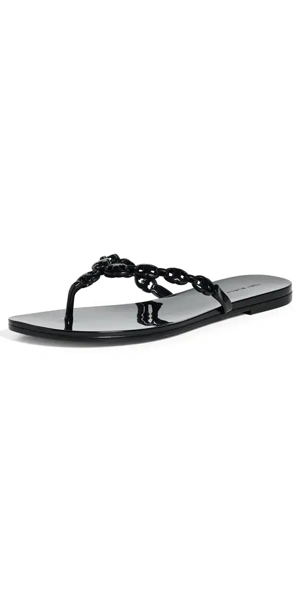 Tory Burch Gemini Link Jelly Sandals Black