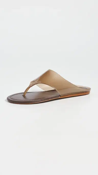 Farm Rio Jelly Flat Sandals Walnut 7 | Thumbnail 2 Farm Rio Jelly Flat Sandals Walnut 7 | Thumbnail 2