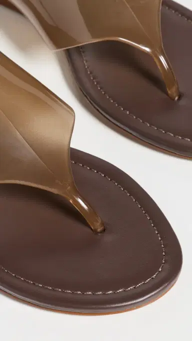 Farm Rio Jelly Flat Sandals Walnut 7 | Thumbnail 6 Farm Rio Jelly Flat Sandals Walnut 7 | Thumbnail 6