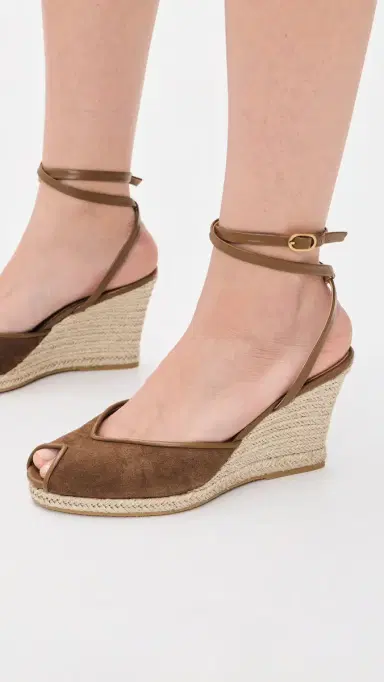 Veronica Beard Pasina Wedge Espadrilles Chestnut 6 | Thumbnail 5