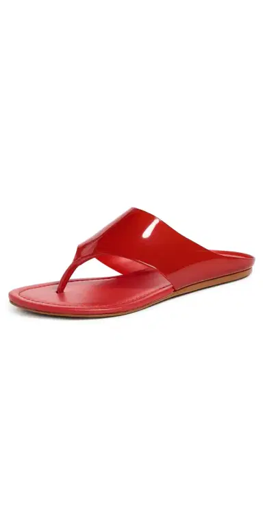 Farm Rio Jelly Flat Sandals Scarlet 9 | Thumbnail 1