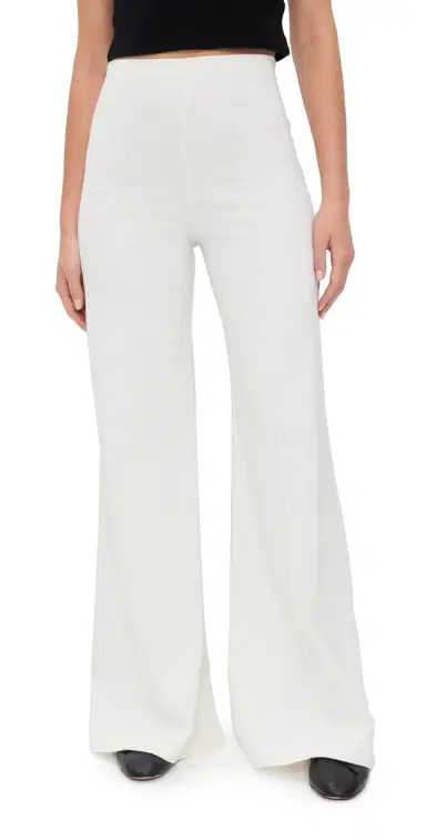 Ripley Rader Ponte Knit Wide Leg Pants Off White | Thumbnail 1 Ripley Rader Ponte Knit Wide Leg Pants Off White | Thumbnail 1
