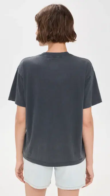 ANINE BING Cade Palms Tee Washed Grey | Thumbnail 3