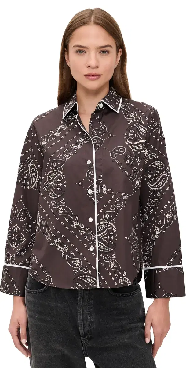 Pj hirt In Poplin Brown Bandana