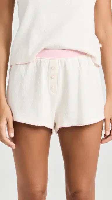 Cozyland by Morgan Lane Tate Shorts Rosewater | Thumbnail 2