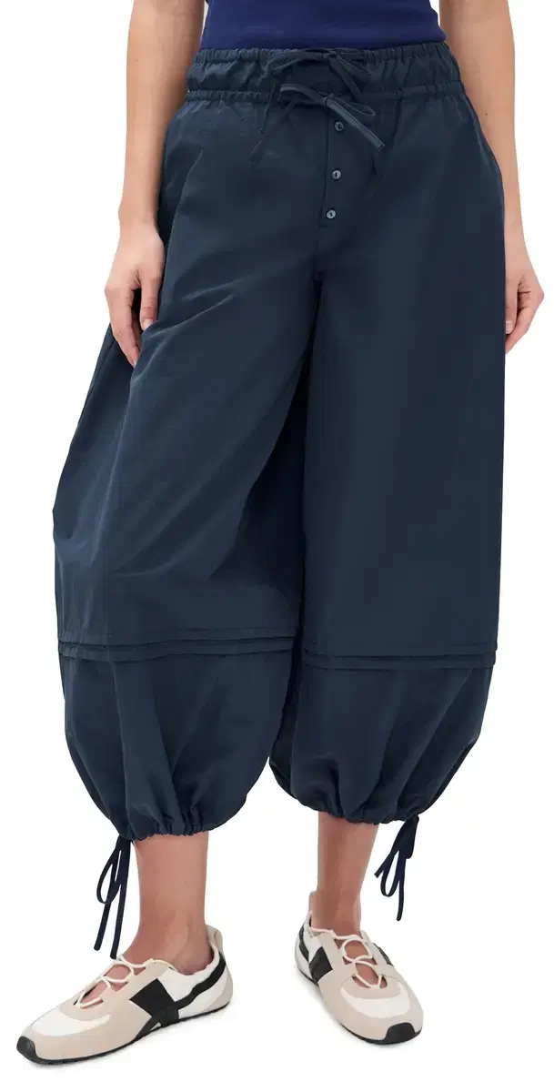 Frida Balloon Pants Navy