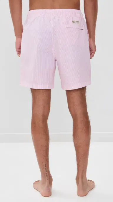 Fair Harbor The Bayberry Swim Trunks 7 Pink Seersucker S | Thumbnail 3 Fair Harbor The Bayberry Swim Trunks 7 Pink Seersucker S | Thumbnail 3