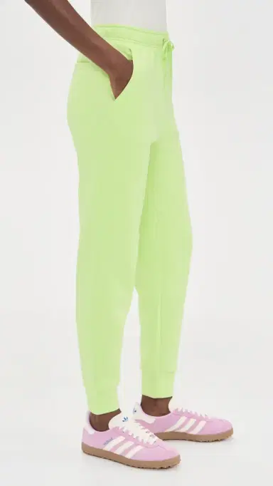 Lacoste Cotton Jersey Sweatpants Lime Green 6 | Thumbnail 4