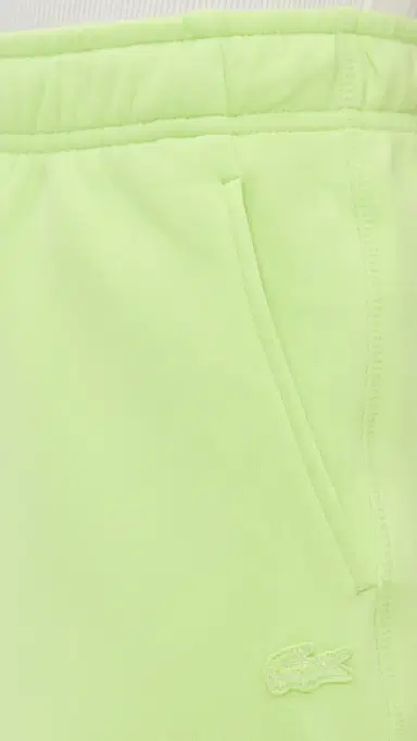 Lacoste Cotton Jersey Sweatpants Lime Green 6 | Thumbnail 6