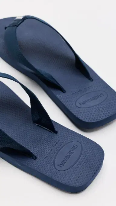 Havaianas Urban Basic Material Sandals Navy Blue | Thumbnail 3 Havaianas Urban Basic Material Sandals Navy Blue | Thumbnail 3