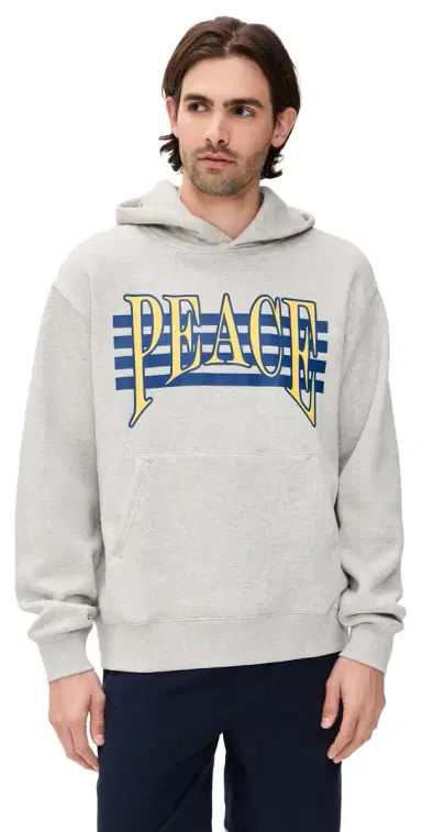 Museum of Peace and Quiet Seventies Hoodie Ash L | Thumbnail 1