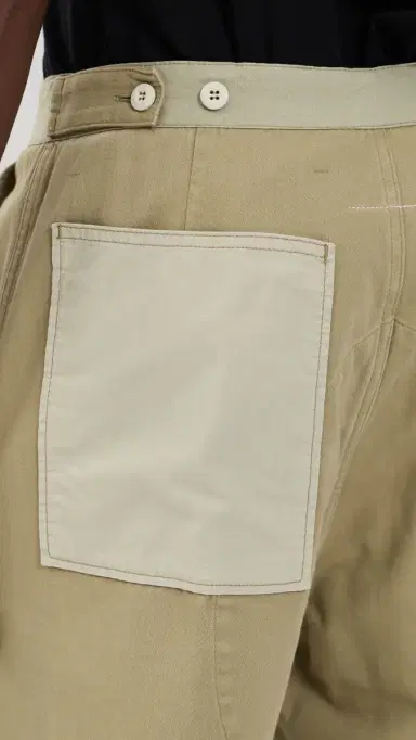 MM6 Maison Margiela Patch Pocket Pants Khaki | Thumbnail 6 MM6 Maison Margiela Patch Pocket Pants Khaki | Thumbnail 6