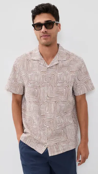 Fair Harbor Castaway Textured Camp Shirt | Thumbnail 2