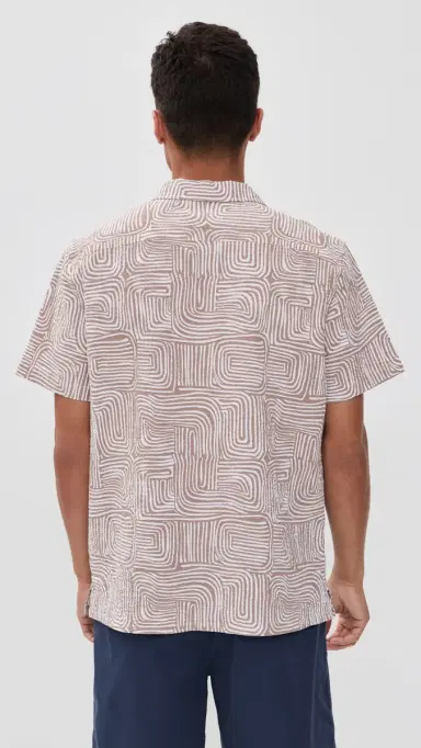 Fair Harbor Castaway Textured Camp Shirt | Thumbnail 3