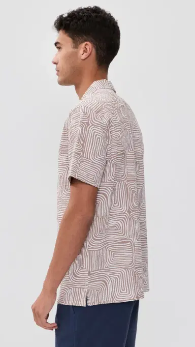 Fair Harbor Castaway Textured Camp Shirt | Thumbnail 4