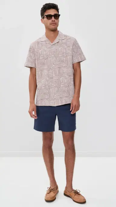 Fair Harbor Castaway Textured Camp Shirt | Thumbnail 5