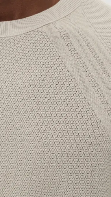 Adidas Golf Ultimate365 Tour Knit Crew Neck Sweater wonder alumina | Thumbnail 6 Adidas Golf Ultimate365 Tour Knit Crew Neck Sweater wonder alumina | Thumbnail 6