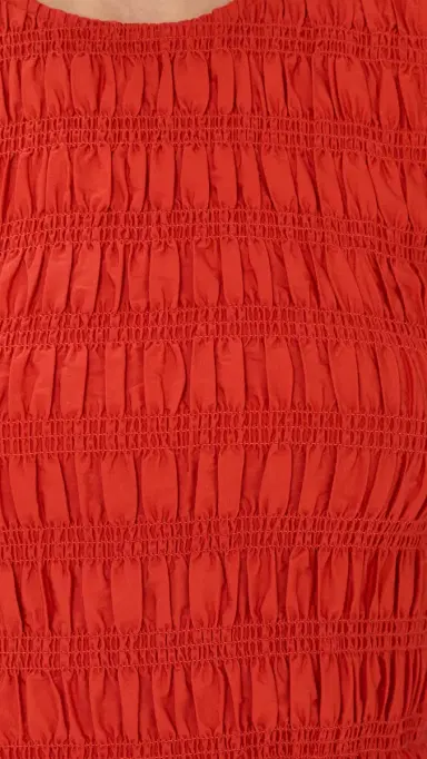 Madewell The Embroidered Melody Smocked Midi Dress Wild Poppy | Thumbnail 6 Madewell The Embroidered Melody Smocked Midi Dress Wild Poppy | Thumbnail 6