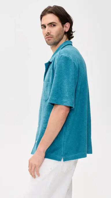 Howlin' Howlin' Terry Cocktail Shirt Aqua Blues L | Thumbnail 4
