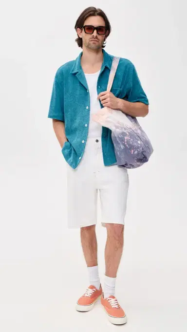 Howlin' Howlin' Terry Cocktail Shirt Aqua Blues L | Thumbnail 5