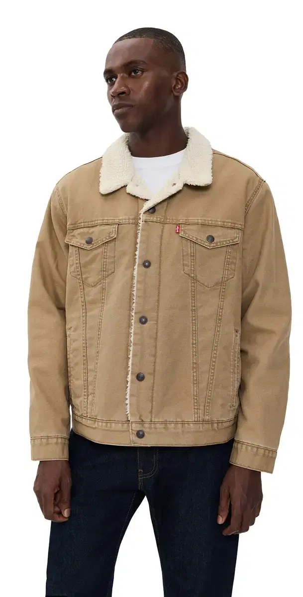 Type 3 Sherpa Trucker Jacket Ermine