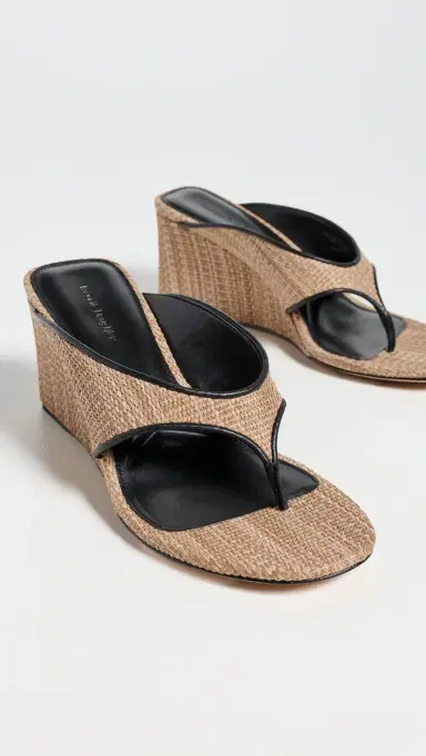 Favorite Daughter Emerson Too Sandals Dk Natural/Black 5 | Thumbnail 5