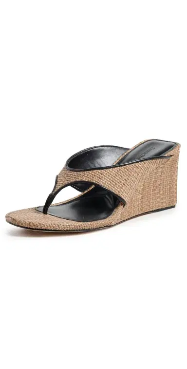 Favorite Daughter Emerson Too Sandals Dk Natural/Black 5 | Thumbnail 1